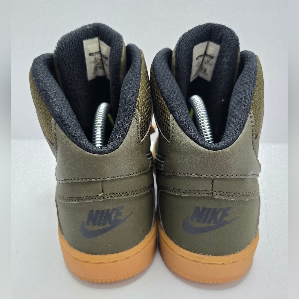 Nike | Son of Force Mid Winter 'Dark Loden' olive green  sporty sneaker | MENS 8 - Picture 7 of 10